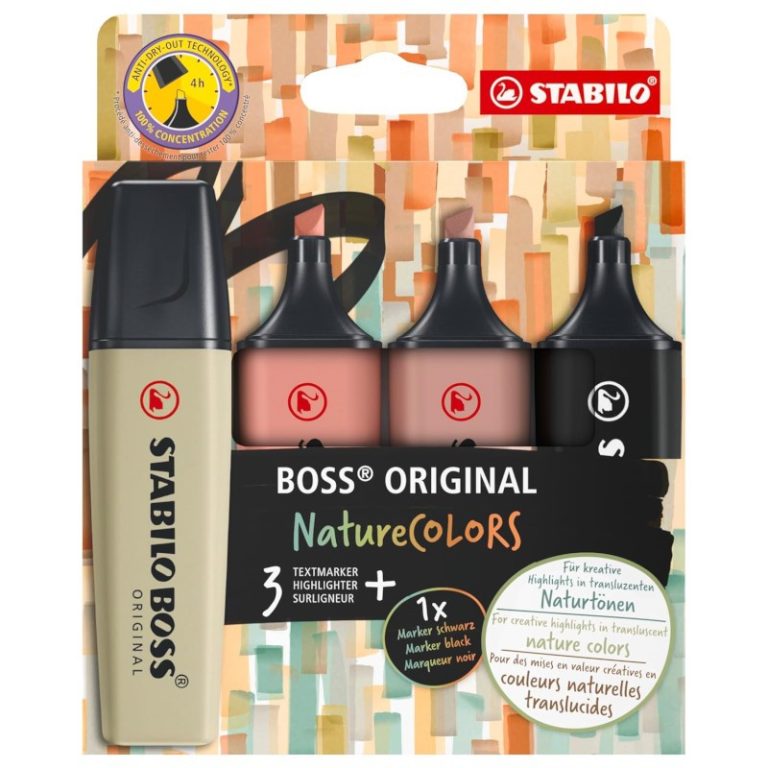 Signiri STABILO BOSS ORIGINAL Nature colors I 1/4 – Marina Company Shop